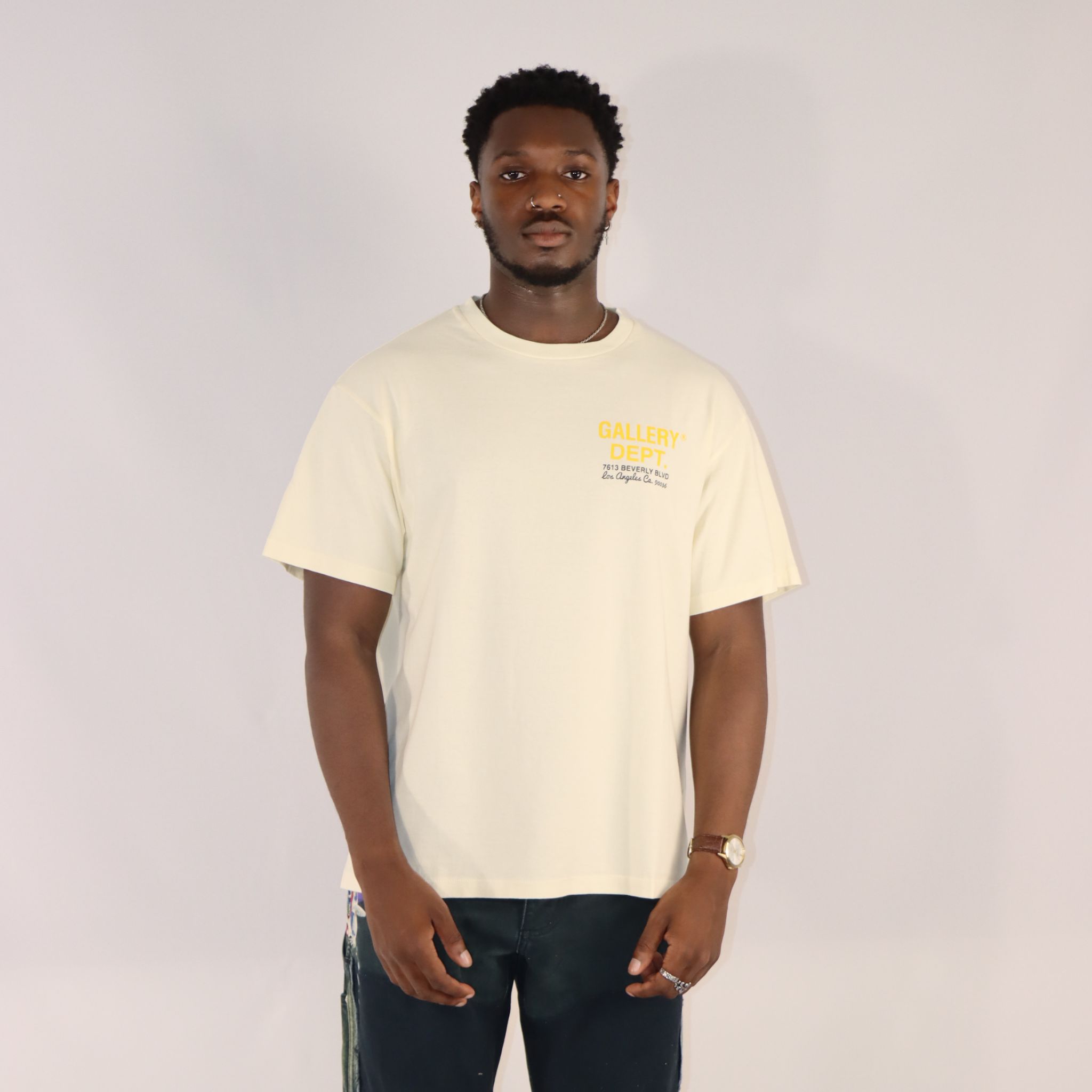 Gallery Dept. Drive Thru Boxy Fit White Tee