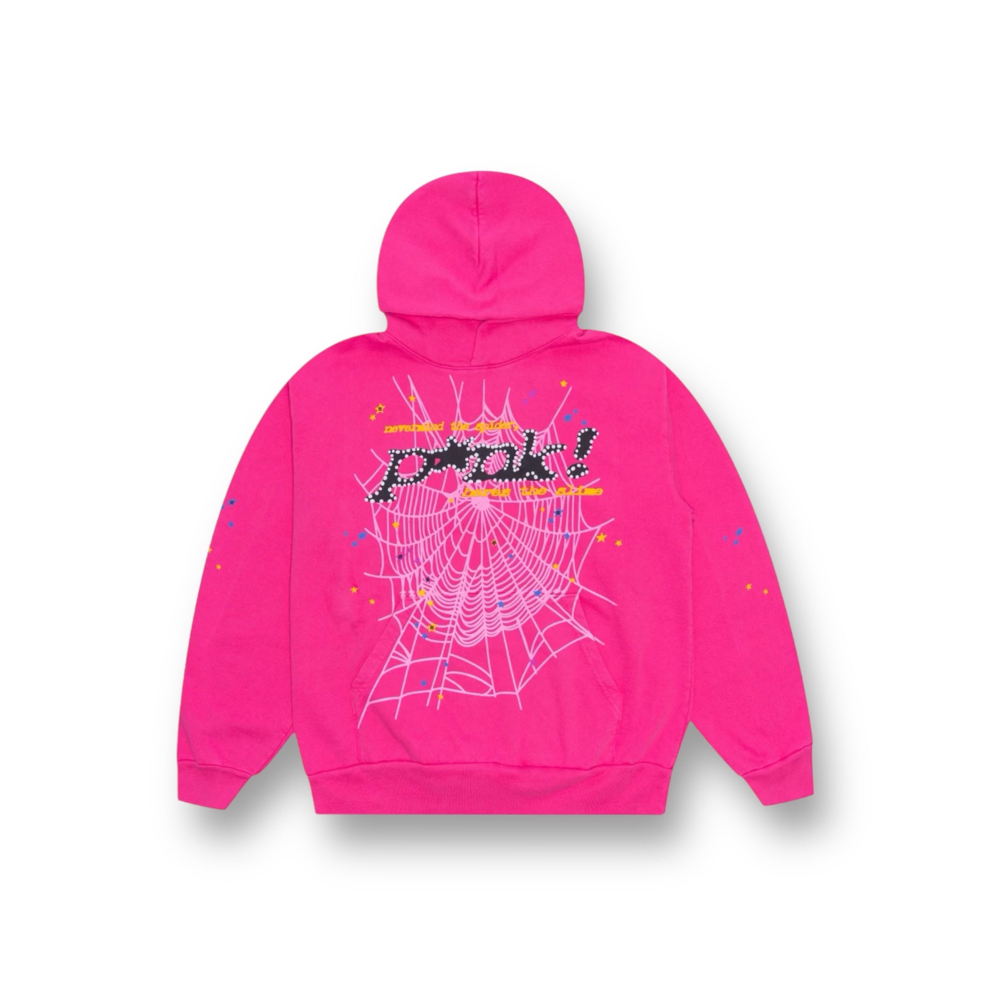 Spider Web Hoodie Pink